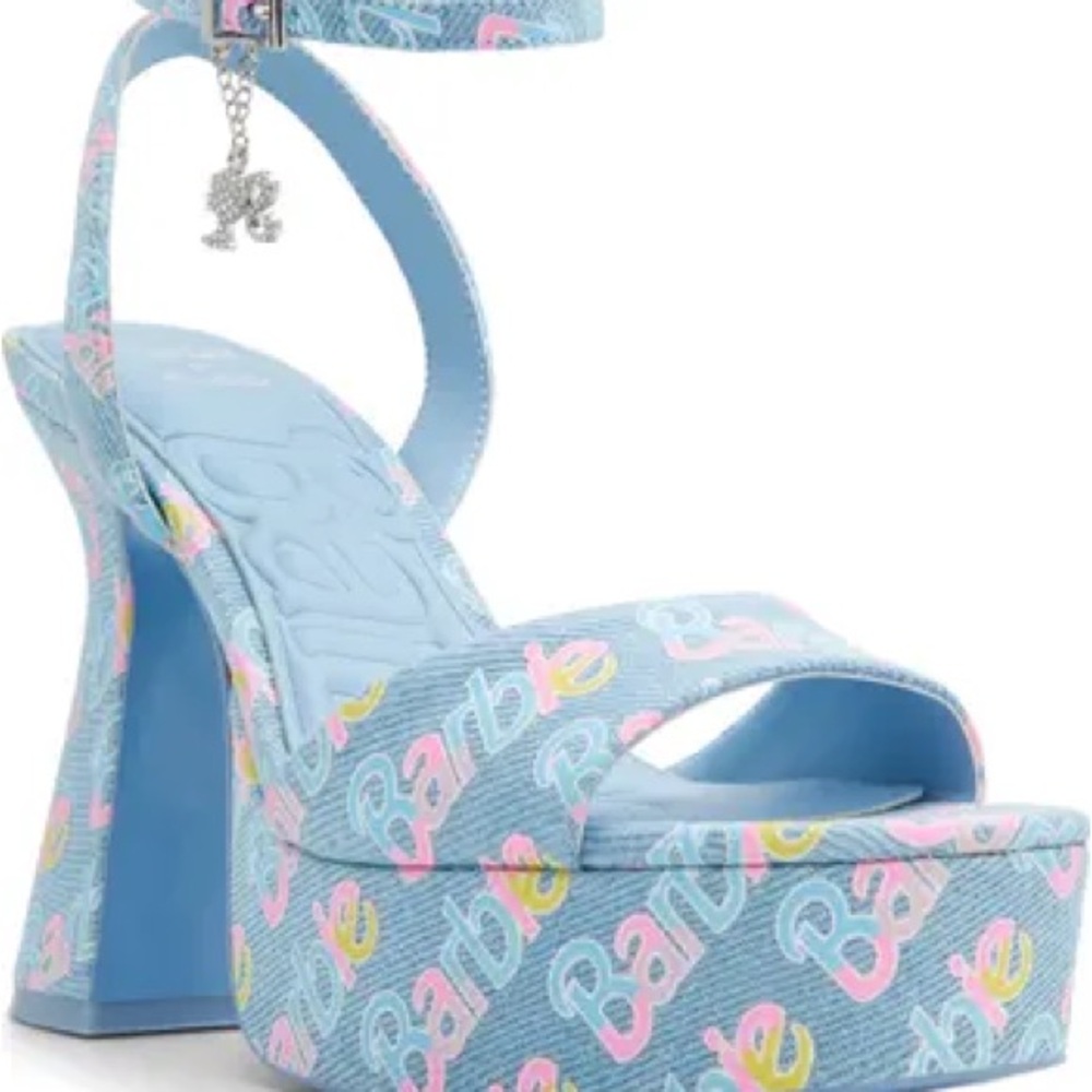 Aldo Light Blue Barbie Platform Heels